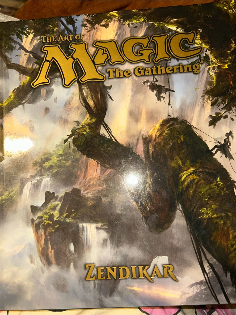The Art of Magic: The Gathering — Zendikar Poster (Green, Gold)